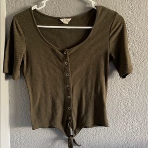 Olive Green Aeropostale Shirt